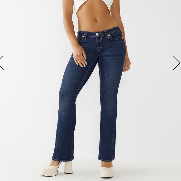 True Religion Joey Big T Stitch Flare Jean Size 27 - Picture 2 of 15